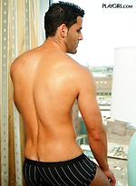 Brunette hunk Elon by Playgirl