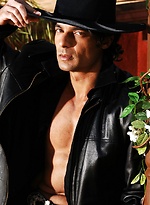 Brunette hoittie Steph as Zorro by Playgirl