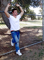 Hunter Gage shows his uncut cock by Gayhoopla