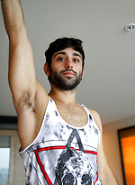 Straight mate Adam El Shawar's horny shoot with Ben by Bentley Race