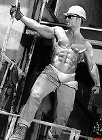 Hot muscle hunk JD Amos by Colt Studio With Apex