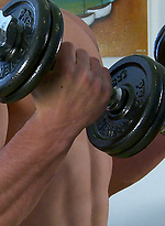 Straight Athlete Jasper Pumps Up His Body & His Uncut Cock Explodes! by English Lads