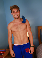 Cheeky Young Straight Pup Ricky Pumps his Hole for the 1st Time & Explodes! by English Lads