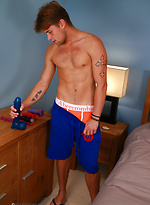 Cheeky Young Straight Pup Ricky Pumps his Hole for the 1st Time & Explodes! by English Lads