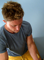 Straight Cheeky Hung Stud Ricky Gets 1st Man Wank & Explodes Big! by English Lads