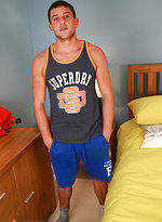 Straight Young Welsh Lad Dean Cant Wait to Strip & Show off His Ab Slapping Uncut Erection! by English Lads