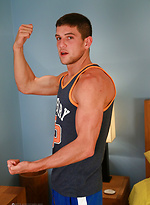 Straight Young Welsh Lad Dean Cant Wait to Strip & Show off His Ab Slapping Uncut Erection! by English Lads