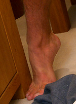Muscular Straight Lad Max Undresses & Wanks his Big Uncut Cock by English Lads