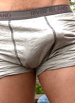 Handsome Straight Lad Aaron Strips on the Roof and gets Covered in Cum! by English Lads
