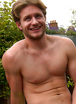 Handsome Straight Lad Aaron Strips on the Roof and gets Covered in Cum! by English Lads