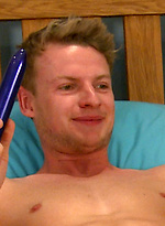 Young Harry & his 1st Anal Experience - The Dildo Keeping his Uncut Big Cock Rock Hard! by English Lads
