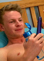 Young Harry & his 1st Anal Experience - The Dildo Keeping his Uncut Big Cock Rock Hard! by English Lads