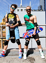 Australian mates Jet and Jay - Naked and fucking in the city by Bentley Race