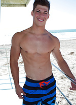 Hot young athlete Simon shows his rock hard cock by SeanCody