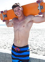 Hot young athlete Simon shows his rock hard cock by SeanCody