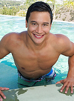 Hot brunette boy Perry shows his sexy body and a boner by SeanCody