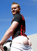 Aussie Red Head - Beau Jackson strips naked out on Ben's rooftop by Bentley Race