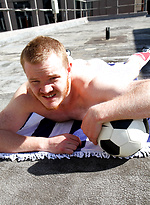 Aussie Red Head - Beau Jackson strips naked out on Ben's rooftop by Bentley Race