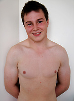 Aussie boy Damien Lance takes a hot tub dip by Bentley Race