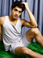Good-looking twink posing at the studio by Cute Fox 19
