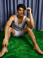 Good-looking twink posing at the studio by Cute Fox 19