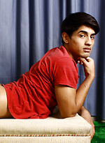 Foxy twink model displays goods on cam by Cute Fox 19