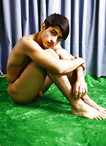 Puffy-lipped hunk in solo studio shoots by Cute Fox 19