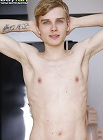 Skinny dude Julian Caro strokes his beautiful cock. by BF Collection