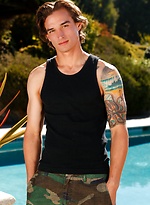 Tattooed lad Chad Pitt shows his cock by Nextdoor Male