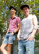 Aussie Boy Cody James' first action scene with Ryan by Bentley Race With Cody James