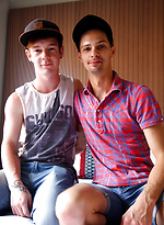 Aussie Boy Cody James' first action scene with Ryan by Bentley Race With Cody James