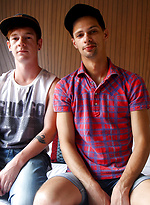 Aussie Boy Cody James' first action scene with Ryan by Bentley Race With Cody James