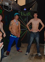 Young, Hung and Sharing the Cum by Backroom Fuckers