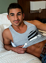 Lukas Valentine prepares for his first bareback scene by Randy Blue With Lukas Valentine