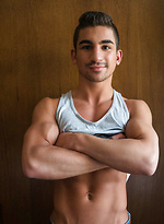 Lukas Valentine prepares for his first bareback scene by Randy Blue With Lukas Valentine