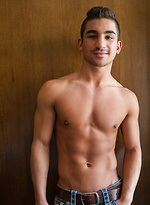Lukas Valentine prepares for his first bareback scene by Randy Blue With Lukas Valentine