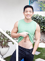 Asian Hunk Cooper Dang finger fucks himself by Randy Blue With Cooper Dang