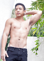 Asian Hunk Cooper Dang finger fucks himself by Randy Blue With Cooper Dang