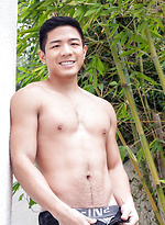 Asian Hunk Cooper Dang finger fucks himself by Randy Blue With Cooper Dang