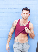 Brett Beckham jerks it before his bareback debut by Randy Blue With Brett Beckham