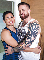 Asian Gay Boy Cooper Dang gets fucked by Tatted stud, Jordan Levine by Randy Blue With Cooper Dang