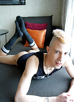 Skinny punk Leon Lee and that massive cock by Bentley Race