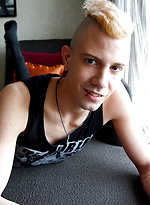 Skinny punk Leon Lee and that massive cock by Bentley Race