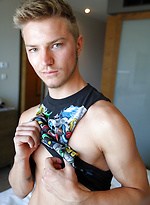 Aussie boy Sarpa Van Rider's first porn shoot by Bentley Race