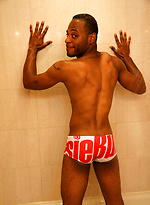Soap up in the shower with Darnell Forde by Bentley Race