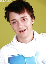 Cute twink Ivan Sawinski busts a nut on his stomach. by BF Collection