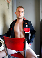 Danny Johnston showing off his thick Scottish cock by Bentley Race With Danny Johnston