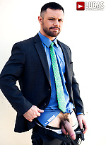 Xavier Jacobs And Sergeant Miles, Scruff In Suits by Lucas Entetainment With Sergeant Miles