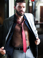 Xavier Jacobs And Sergeant Miles, Scruff In Suits by Lucas Entetainment With Sergeant Miles