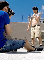 Summer Series - Ryan Kai naked in the city by Bentley Race With Ryan Kai